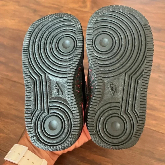 Nike Air Force 1 Black Asparagus Toddlers Shoe Size 5c- NWOT - Picture 9 of 10